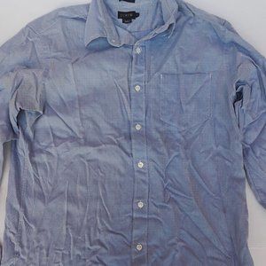 J Crew blue striped shirt